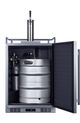Summit® 24" Stainless Steel Outdoor Kegerator -4
