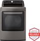 LG 7.3 Cu. Ft. Graphite Steel Front Load Electric Dryer-2