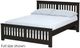 Crate Designs™ Furniture Espresso Queen Shaker Bed-0