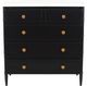Moe's Home Collection Eleanor Black Chest with White Marble Top-2