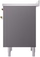 Ilve® Nostalgie II Series 36" Matte Graphite Pro Style Induction Range-4
