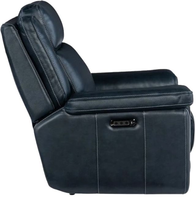 Hooker® Furniture MS Montel Cosmos Cobalt Lay Flat Power Recliner with Power Headrest and Lumbar-2