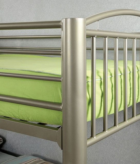 Furniture of America® Lovia Twin/Full Bunk Bed-1