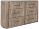 International Furniture Direct Balam Stained White Dresser-0