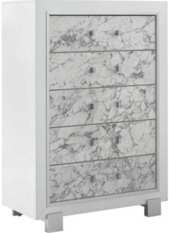 Global Furniture USA Santorini White Chest-0