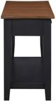 Steve Silver Co. Joplin Walnut Sofa Table with Ebony Base-4