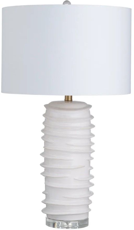 Crestview Collection Ridgeway White Table Lamp -0