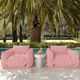 TOV Furniture Saint Tropez Red Fabric Indoor/Outdoor Armchair-1