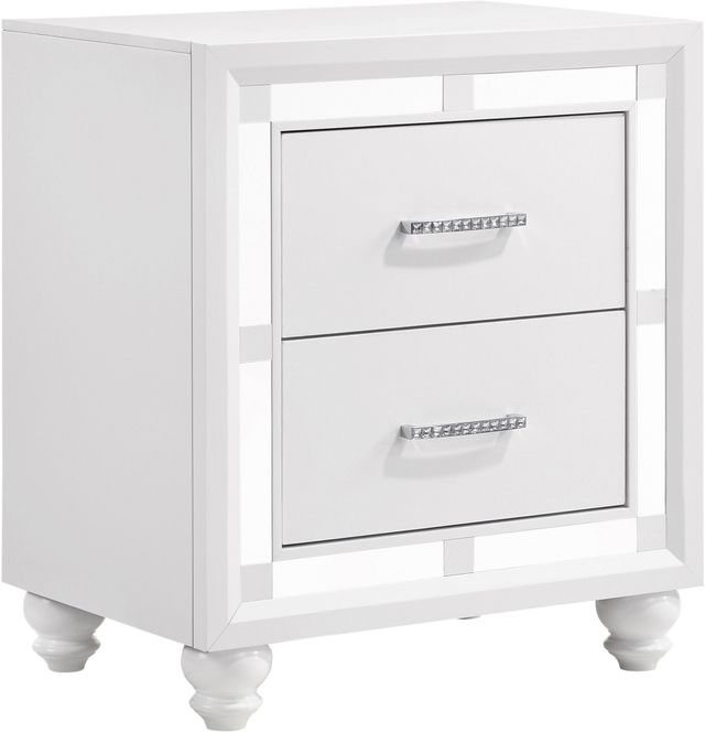 Coaster® Whitaker 4-Piece White King Bedroom Set-3