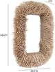 TOV Furniture Palm Natural Sisal Rectangular Wall Mirror-2