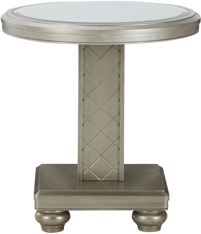 Signature Design by Ashley® Chevanna Platinum End Table-1