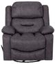 Franklin™ Decker Easter Slate Manual Swivel Glider Recliner-1