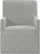 Elements International Nero Gray Arm Chair-1