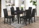 Nationwide Furniture Distributors Black 7-Piece Dining Room Set-0