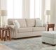 Best® Home Furnishings Customizable Shannon Queen Stationary Sofa Sleeper with Dark Walnut Legs-3