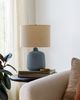 Surya Harmonie Blue Table Lamp-5