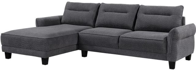 Coaster® Caspian 2-Piece Gray Left-Arm Facing Sectional-0