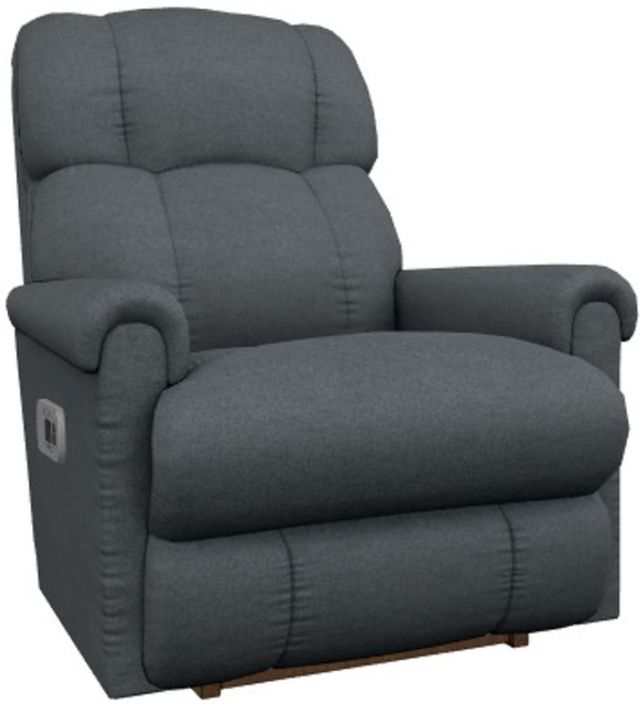 La-Z-Boy® Pinnacle Denim Power Rocking Recliner with Headrest-0