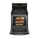 Whirlpool® 30" Fingerprint Resistant Black Stainless Steel Freestanding Gas Range-1