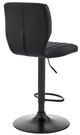 Armen Living Bardot Black Adjustable Swivel Bar Stool-2