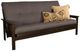 Kodiak Furniture Monterey Twill Gray/Espresso Full Futon with Mattress-0