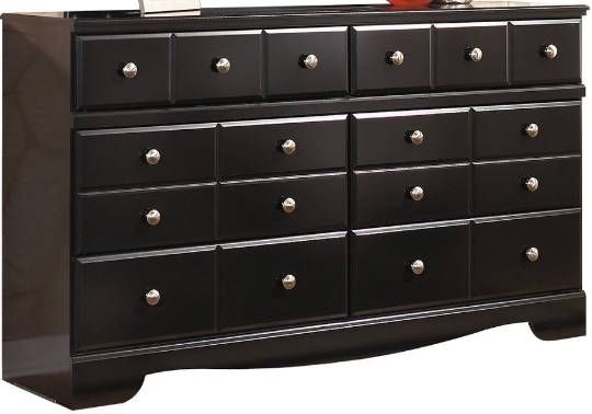 Signature Design by Ashley® Shay 6-Piece Almost Black King Storage Poster Bed Set-2