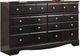 Signature Design by Ashley® Shay 6-Piece Almost Black King Storage Poster Bed Set-2