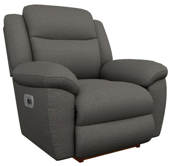 La-Z-Boy® Joel Charcoal Power Rocking Recliner with Headrest-0