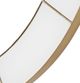 Uttermost® Ivory Halo Ivory/Gold Minimalist Wall Clock-5