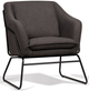 Korson Furniture Bono Harris Charcoal Lounge Chair-1