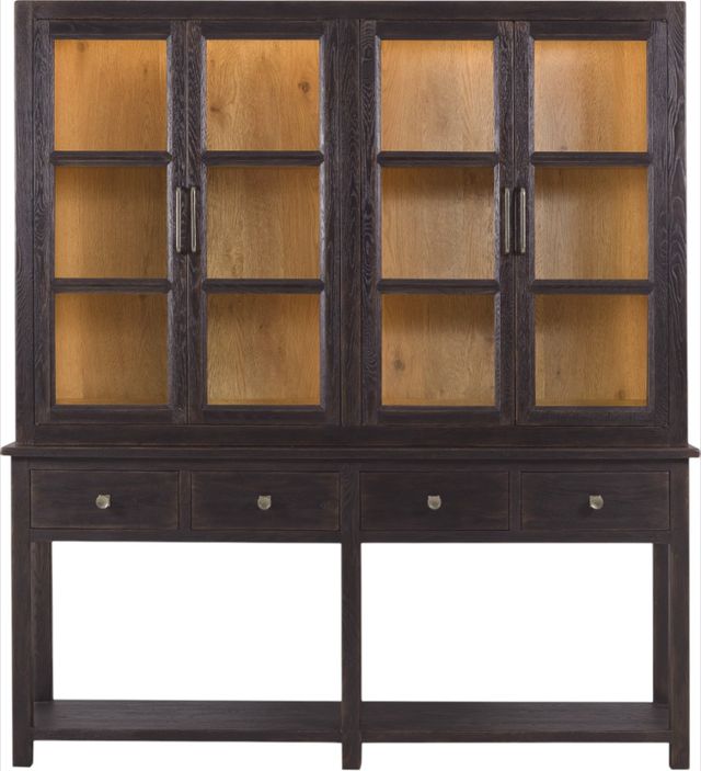 Hooker® Furniture Driftwood Burnt Timber Dining Display Sideboard-4