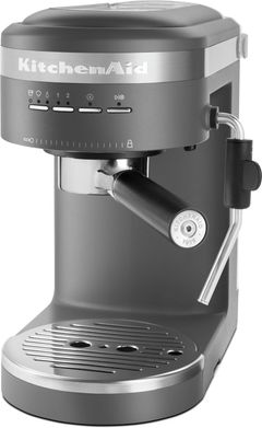 KitchenAid® Matte Charcoal Grey Semi-Automatic Espresso Machine