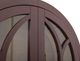 International Furniture Direct Obsidian Chocolate Brown/Plum Cabinet-3