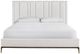 Universal Explore Home™ Erinn V x Universal Summerland Berber Snow King Upholstered Panel Bed-2
