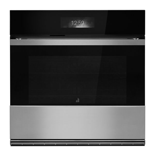 Jennair® NOIR™ 30" Stainless Steel Single Electric Wall Oven with MultiMode® True Convection with Smooth Glide Flat-Tine Racks-4
