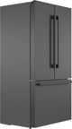 Bosch® 800 Series 36" 20.8 Cu. Ft. Black Stainless Steel Counter Depth French Door Refrigerator-3