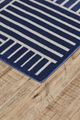 Feizy Gaspar Navy/Gray 5'2" x 7'2" Rug-1