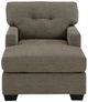 Signature Design by Ashley® Mahoney Chocolate Chaise-2