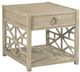 American Drew® Vista Biscane Oyster Drawer End Table-0