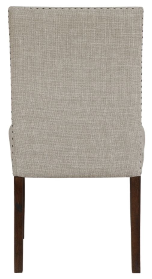 Homelegance® Paulson Taupe/Wire Brushed Brown Side Chair-4
