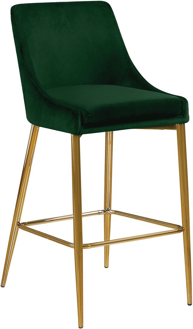 Meridian Furniture Karina Green Velvet Counter Stool-0