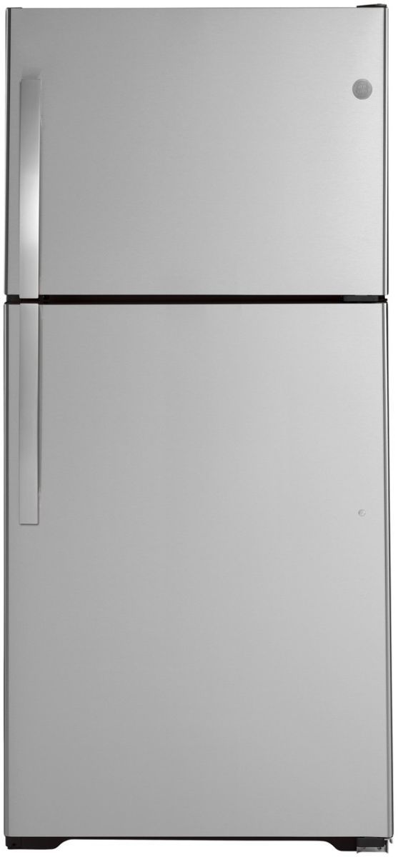 GE® 30" 19.2 Cu. Ft. Fingerprint Resistant Stainless Steel Top Freezer Refrigerator-2
