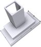 Vent-A-Hood® 42" White Contemporary Wall Mount Range Hood-1