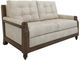 International Furniture Direct Xel-Ha II Dark Hay Brown/Ivory Loveseat-0