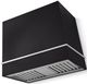 AGA Loge 36" Matte Black Wall Mounted Range Hood with Polished Chrome Trim-0