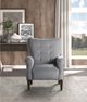 Mazin Furniture Kyrie Gray Upholstered Accent Chair-4
