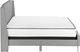 Monarch Specialties Inc. Grey Linen Queen Bed-2