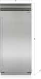 Sub-Zero® Classic Series 36" 22.8 Cu. Ft. Stainless Steel Right Hinge Column Refrigerator-1