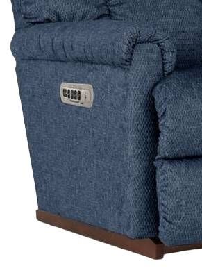 La-Z-Boy® Pinnacle Navy Power Rocking Recliner with Headrest-1