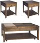 Liberty Furniture Mitchell 3-Piece Nutmeg Table Set-0
